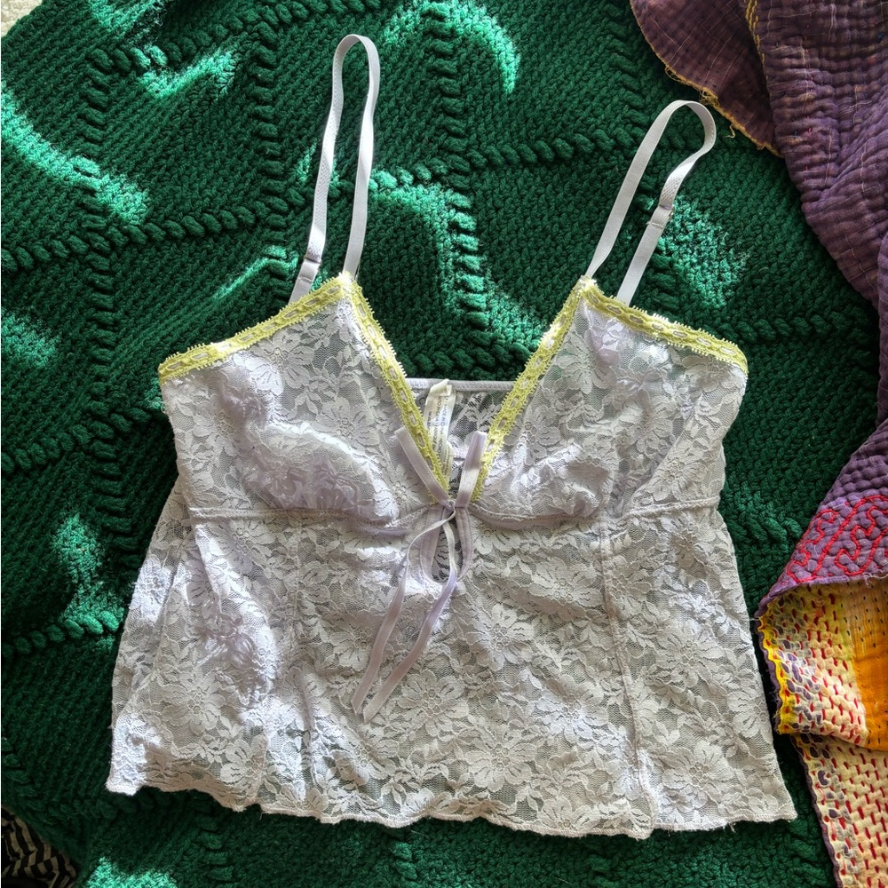 Cute lavender and green cami 🐛💖